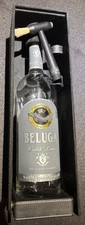 Beluga Gold Line Vodka Leere Sammlerflasche 0,70l  in edler Lederbox RAR Sammler