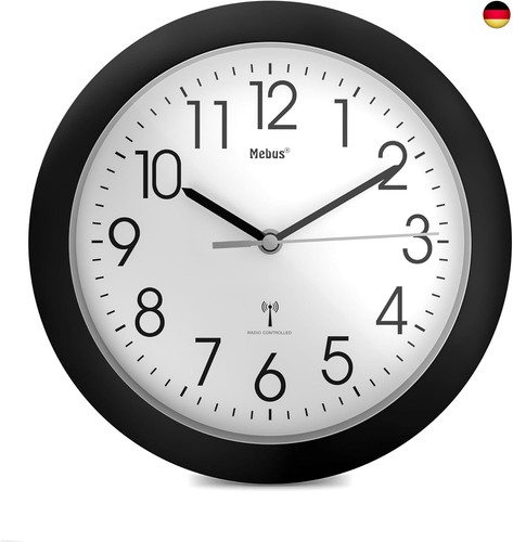 Mebus funk wanduhr - funk-wanduhr, mit