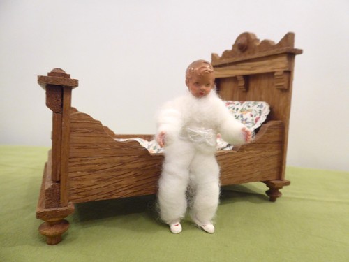 Puppenbett antik und - puppenbett,