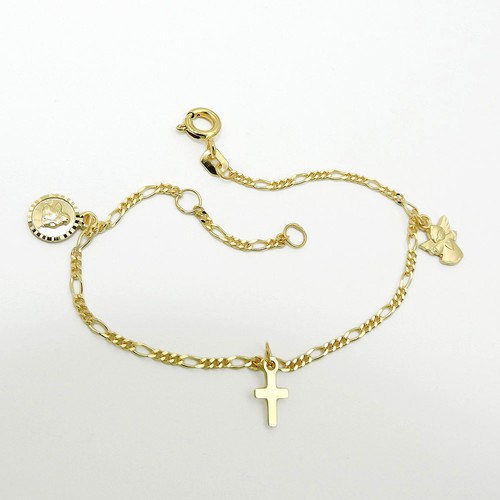 Echt gold 585 kinder armband - echt,