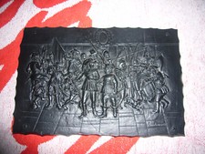 Relief Bild Gusseisen von