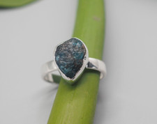 Rauer Apatit Fingerring 925