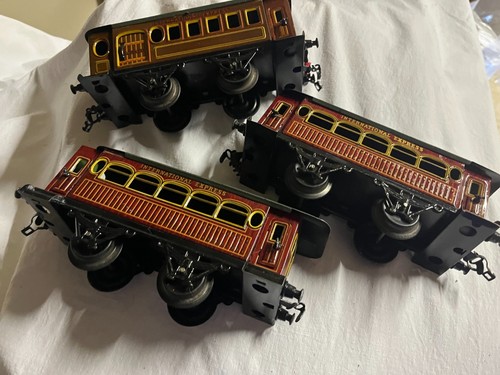 3 sehr alte eisenbahn - ,