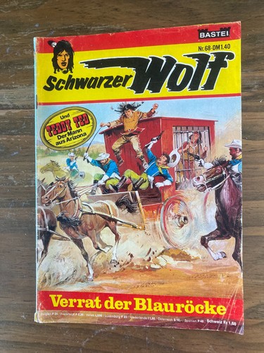 Schwarzer wolf basteiverlag - schwarzer, wolf,