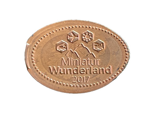 Elongated coin quetschmünze - coin,