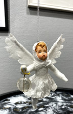 Watte Christbaumschmuck 066 - Handarbeit, Weihnachtsschmuck, Wattepuppe, Vintage