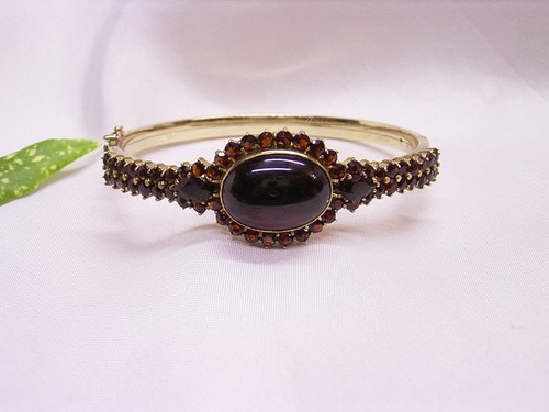Vintage granat armreif 333 - vintage,