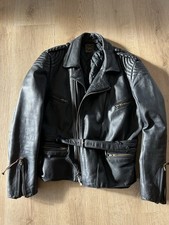 Echtleder Bikerjacke Motorradjacke Herren Gr. 60 Vintage Retro