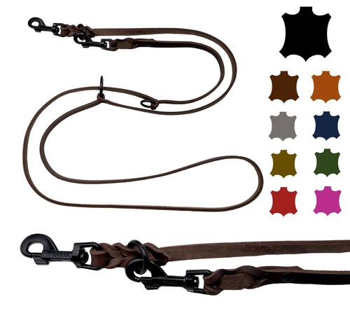 Hundeleine fettleder kleine - fettleder,