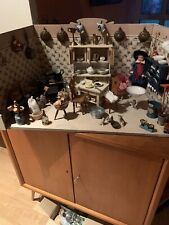 Jugendstil Puppenstube liebevoll eingerichtet 