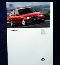 BMW 3er, E 36 Compact Prospekt 2.1996 Modelle: 316i, 318ti, 318 tds,