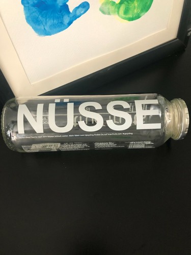 Glasflasche true fruits nüsse - glasflasche,