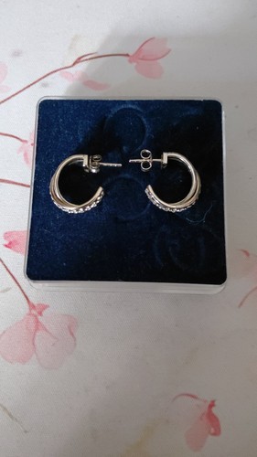 80er halbcreolen ohrstecker - halbcreolen,
