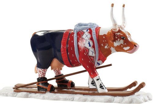 Cowparade ski cow kuh - cow,
