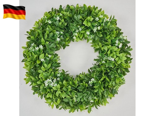 Künstlicher buchsbaumkranz - künstlicher, 56