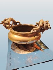 Großer Bronze Weihrauchbrenner China  Quing Dynastie um 1750  2,7 kg räuchern