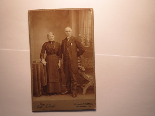 Altes paar mann mit orden - altes,
