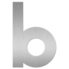 Heibi Hausnummer MIDI Buchstabe b Edelstahl 64481-072