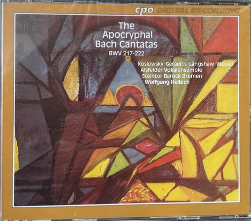 Ovp 2cds bach apokryphe - ovp,