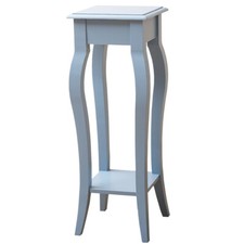 Telefontisch blau Massiv Holz