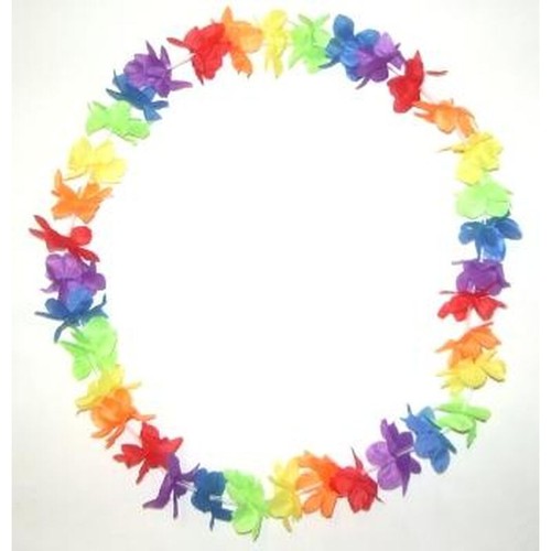 Hawaikette regenbogenfarben - ,