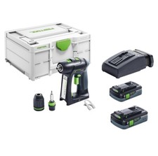 Festool C 18 HPC 4,0 l-Plus Bohrschrauber 18 V 45Nm 576435 + 2x Akku 4Ah + Lader