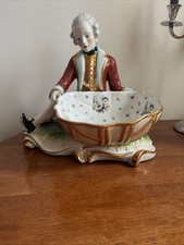 neundorf porzellan Figur Mit Schale 