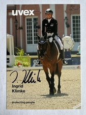 original sign. Autogrammkarte Reitsport Vielseitigkeit Ingrid Klimke