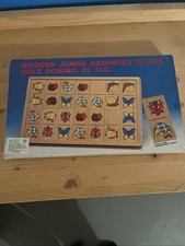 Wooden Jumbo Holz Domino 28 tlg. Holzspielzeug 