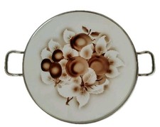 Alte Keramik Tortenplatte mit