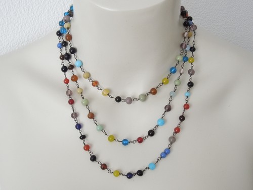Vintage wickelkette bunte - vintage,