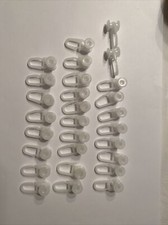 Gardinenhaken für Schiene; weiß (28Stück)/Nähen/Hobbyauflösung/Umzug