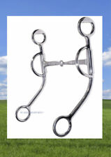 ProMaster Snaffle with Shanks, Edelstahl Snaffle Bit with Shanks