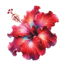 9X9 cm Blume Wandtattoo