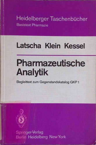 Pharmazeutische analytik - pharmazeutische,
