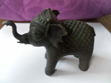 Figur Elefant, Metall schwarz, H: 9cm