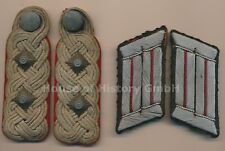 143704: Paar Kragenspiegel + Schulterklappen OBERST Artillerie, Sturmartillerie