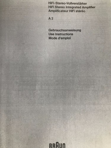 Bedienungsanleitung braun - bedienungsanleitung,