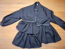 AUSGEFALLENER BLUSE SCHWARZ GRÖßE ONE SIZE