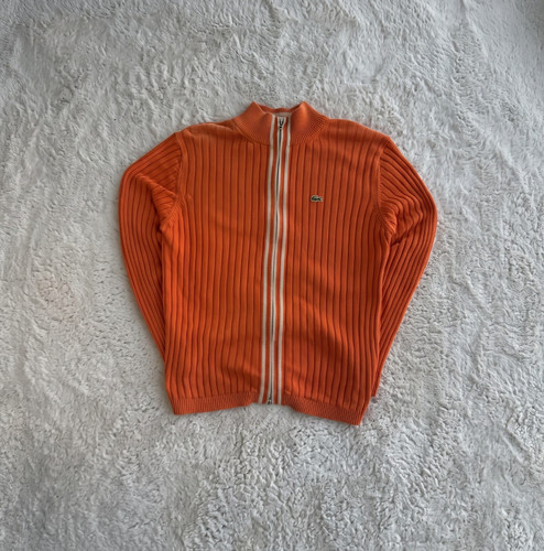 Vintage lacoste strickjacke - strickjacke, xl