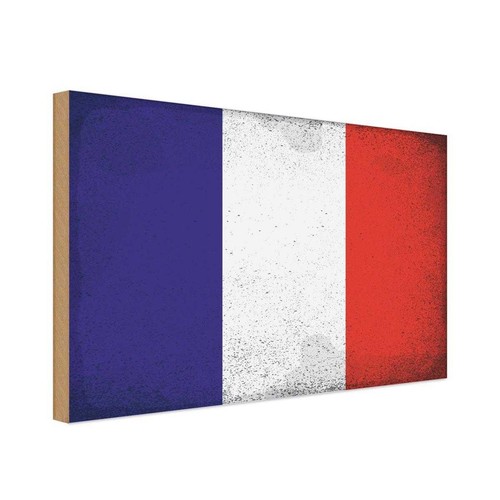 Holzschild 20x30 frankreich - holzschild,