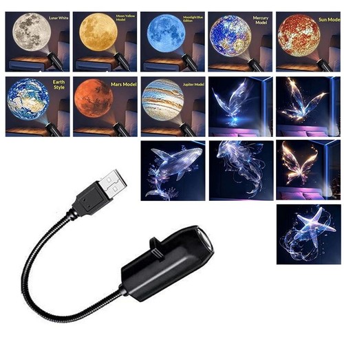 Led usb projektor - led-usb-projektor, 6/9pcs