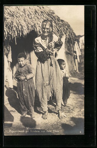 Mazedonien sinti und roma - ak, mazedonien,