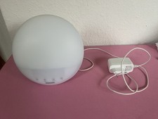 Nachttischlampe Philips Tageslichtlampe HF3510 Wecker+Radio Netzteil und Antenne