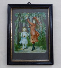 antike große Oblate mit zwei