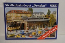 POLA H0 675 MEISTERMODELL STRASSENBAHNDEPOT DRESDEN SEHR GROSS  UNGEBAUT IN OVP