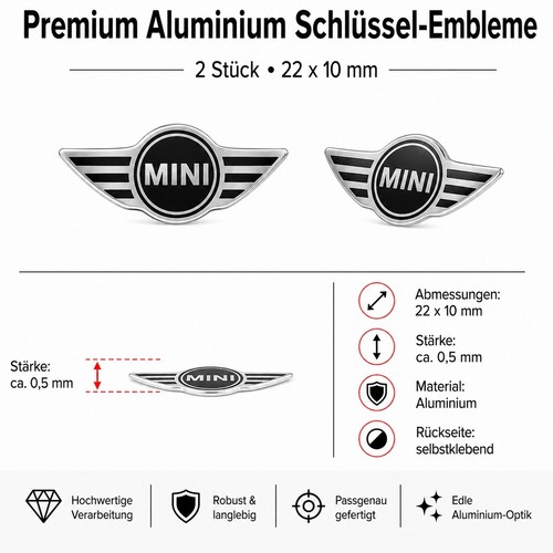 Mini cooper schlüssel - 2x,
