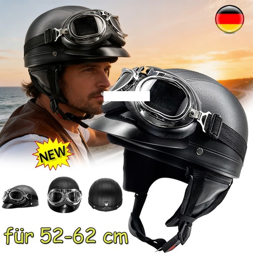 Helm halbschale plus brille - helm,