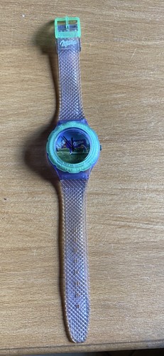 Milka armbanduhr mit lila kuh - mit,