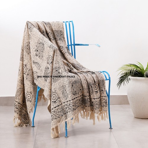Bohemian handblock elefanten - bohemian,